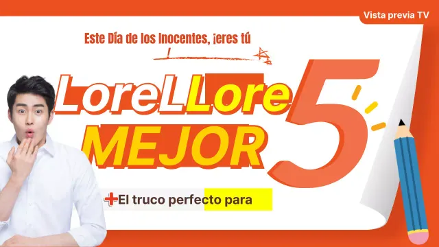 Miniatura naranja-amarilla del Día de los Inocentes