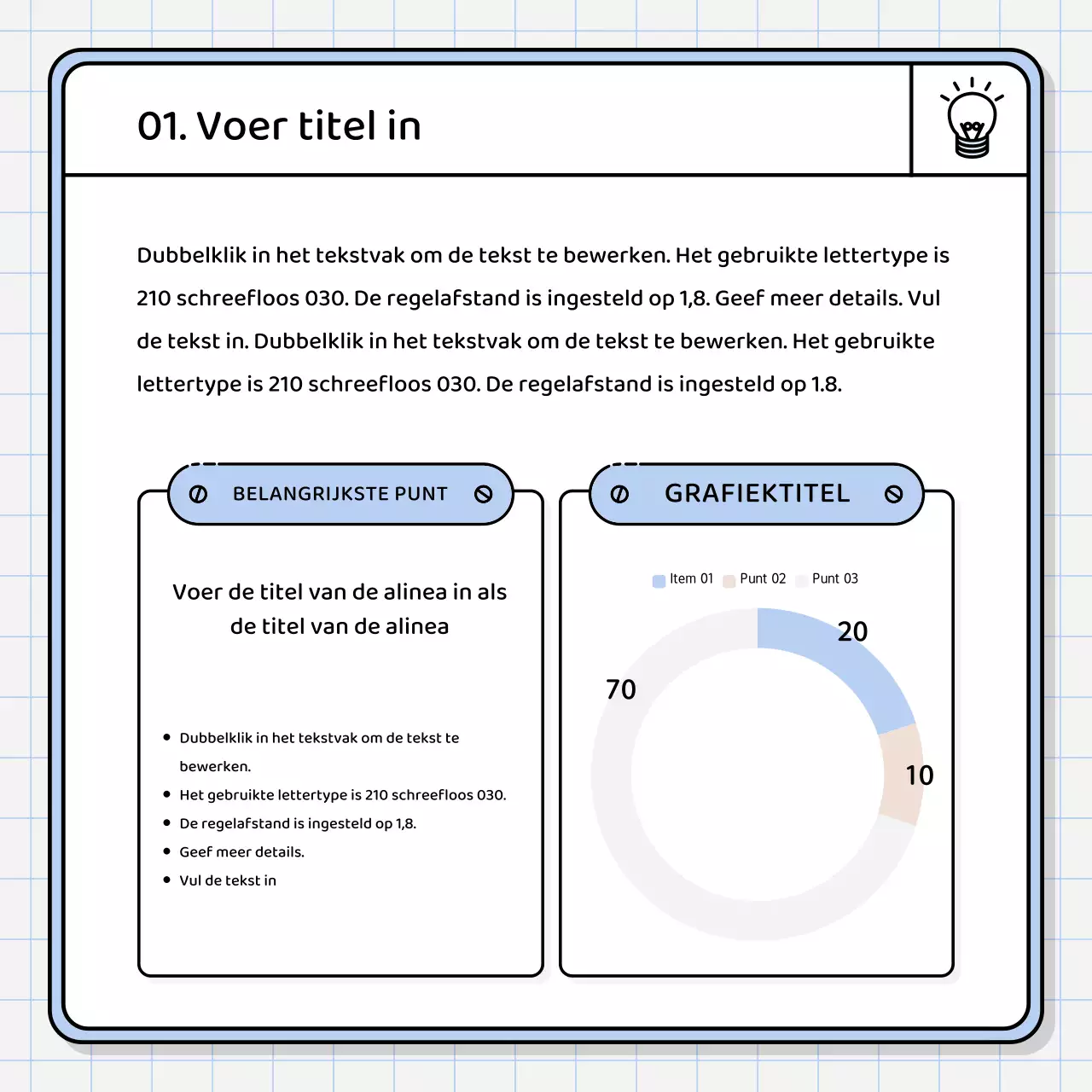 Basis presentatieset in geel en chartreuse