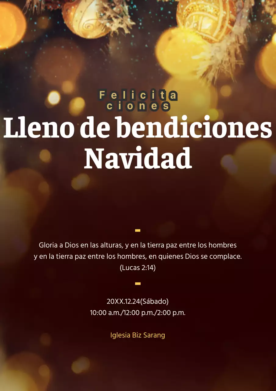 Servicio de Acción de Gracias de Navidad