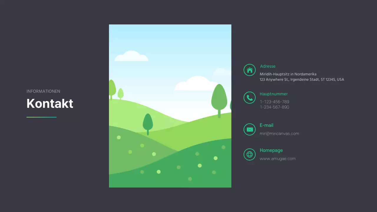 Einfaches Firmenprofil