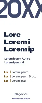 Estilo sencillo en azul marino y marrón Información para la Conferencia de Otoño