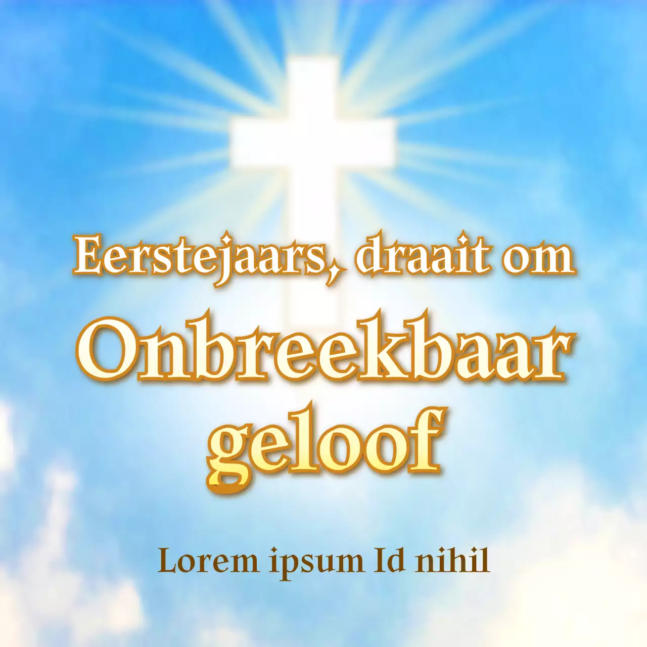 Aquarel lichtblauw theologie en clubwerving concept