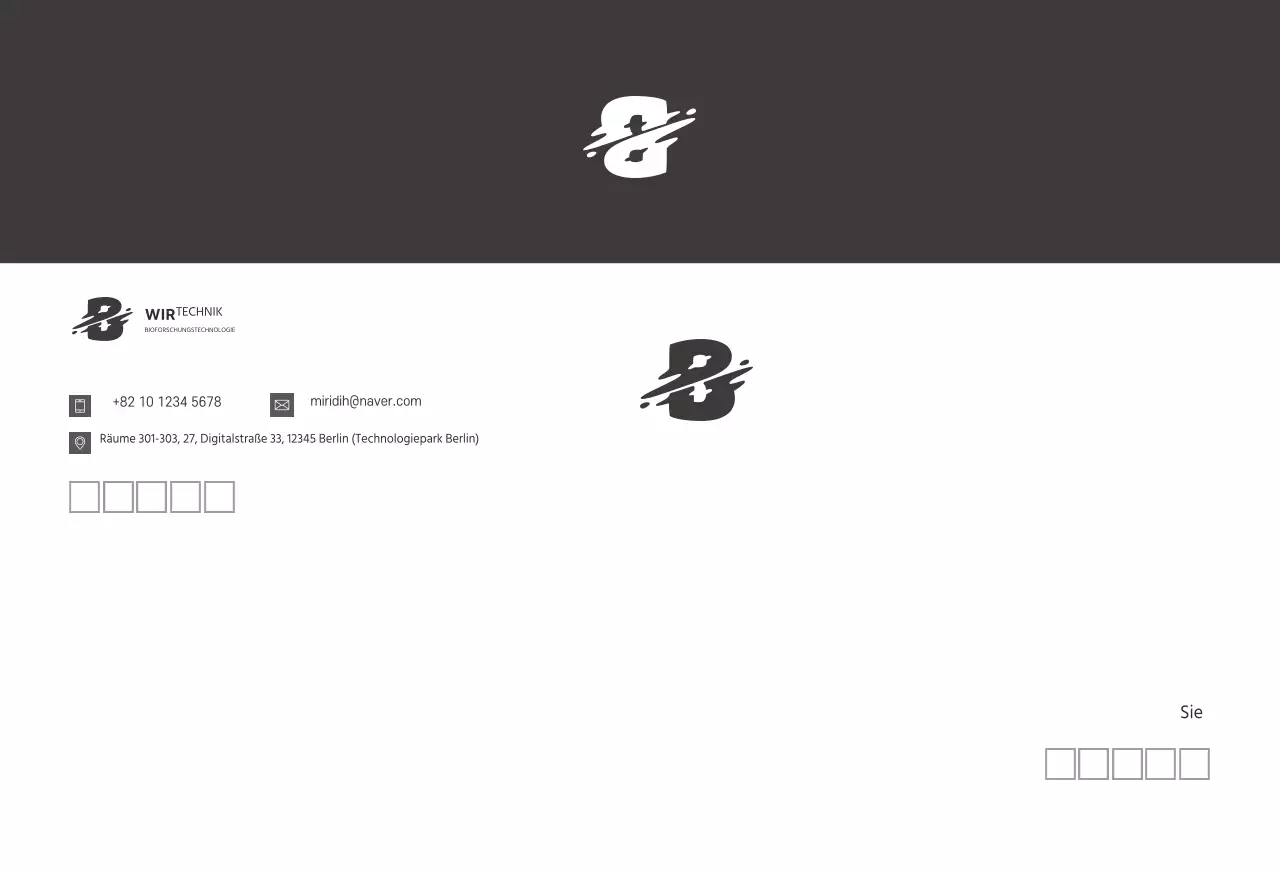 Braunes Logo sauberes Geschäft