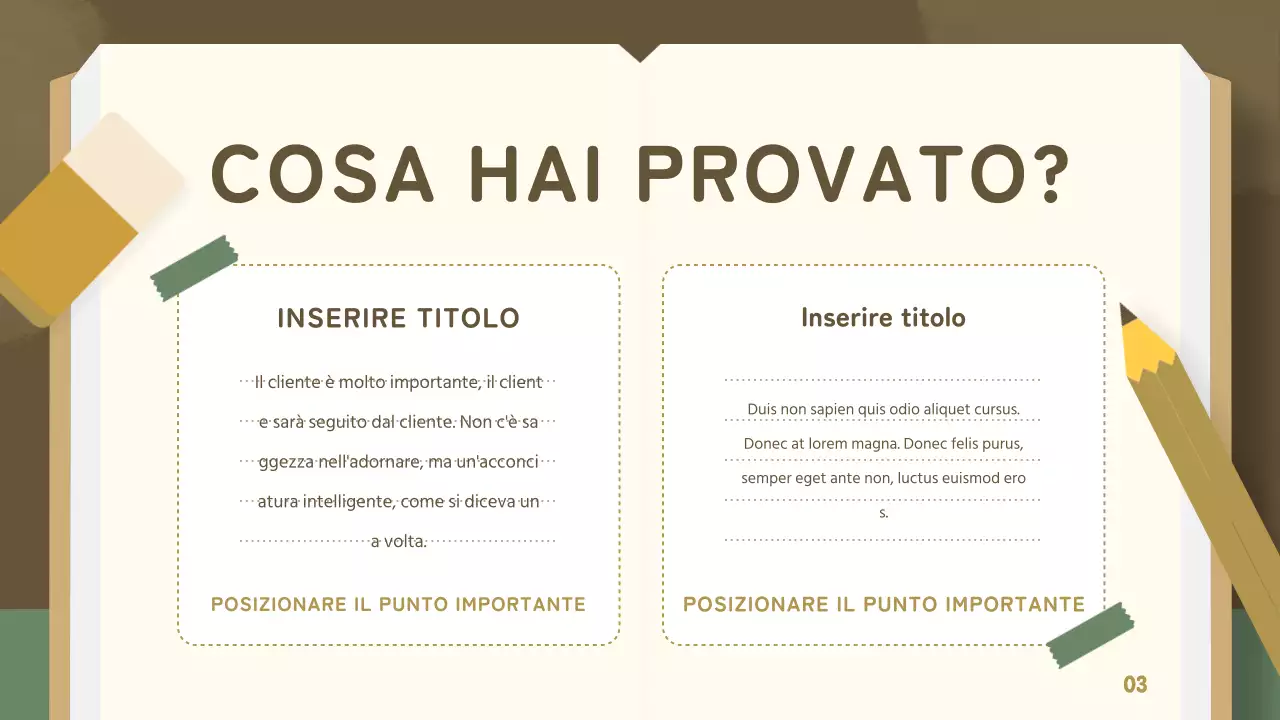 Lezione di fiaba tradizionale verde e oro