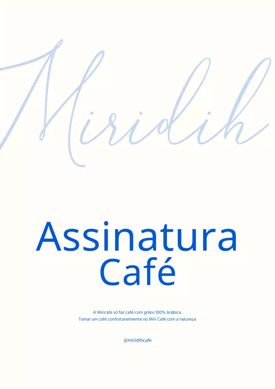 Desenho tipográfico de café escrito à mão com um conceito branco
