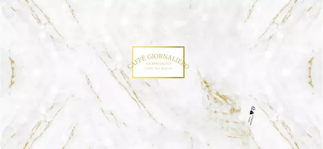 Per un concept cafe di alta gamma in oro e bianco