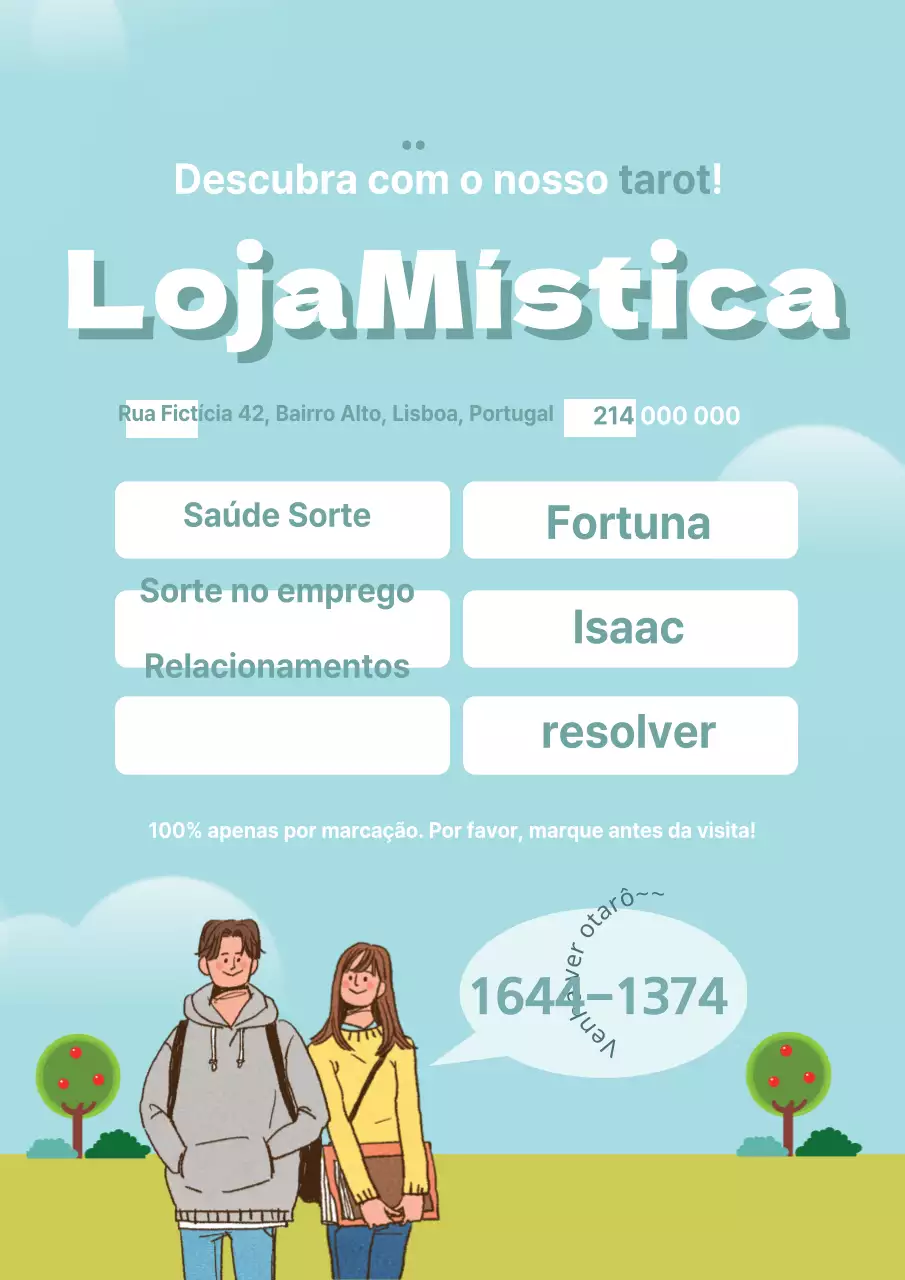 Contas Loja de Tarô