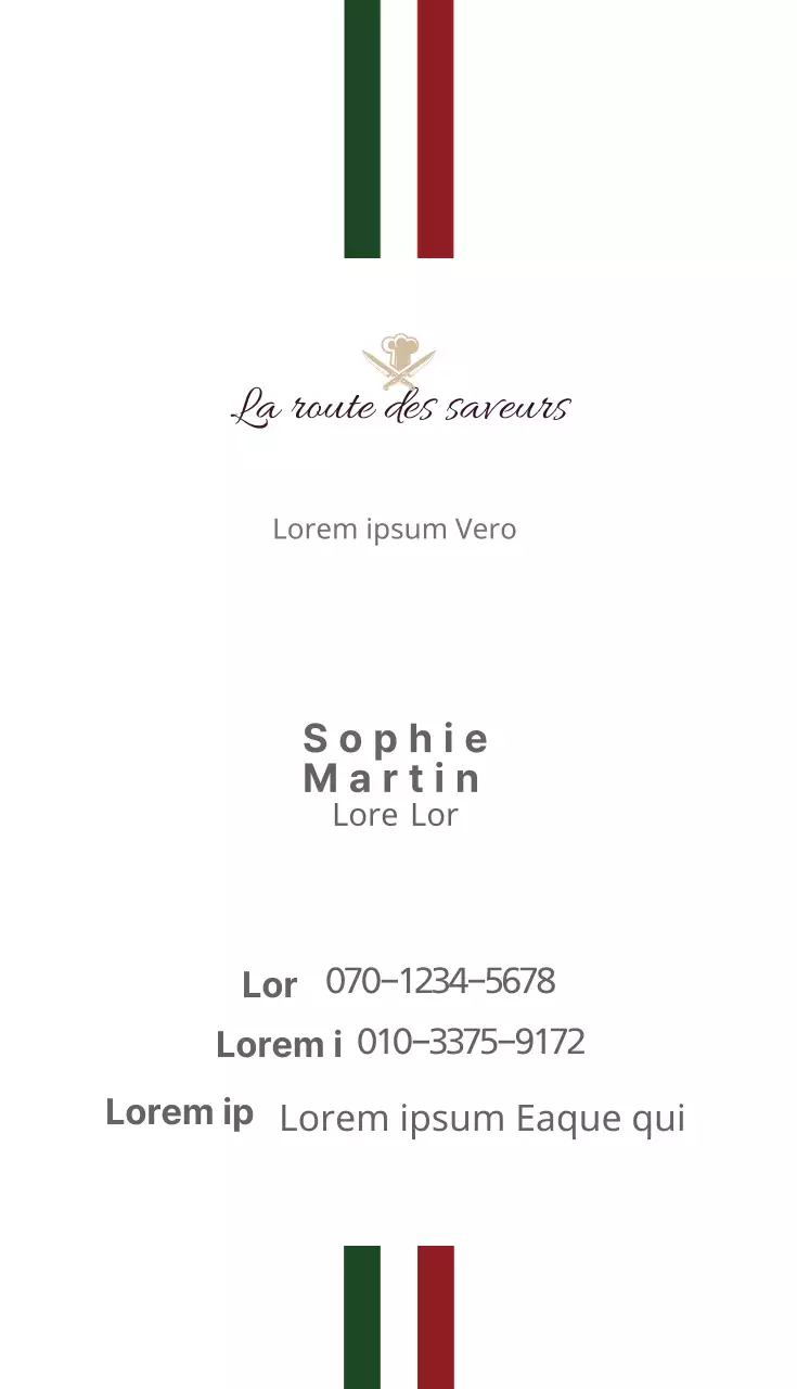 La route des saveurs