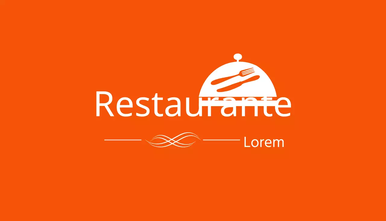 Cartões de visita para restaurantes de massas e catering