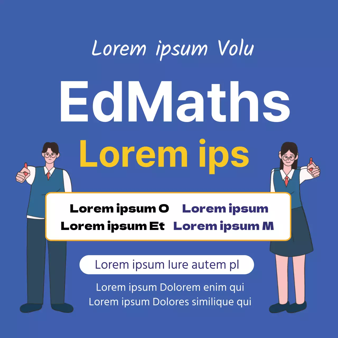 Captación de alumnos para la academia de matemáticas blue super high quality