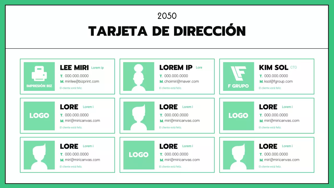 Business GoodNotes con líneas negras color menta