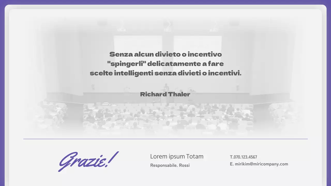 I nudge dell'economia comportamentale sono utili nei campi viola e gialli