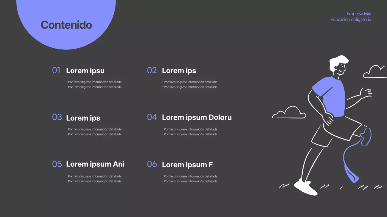 Tema de formación sobre sensibilización a la discapacidad en azul claro y gris