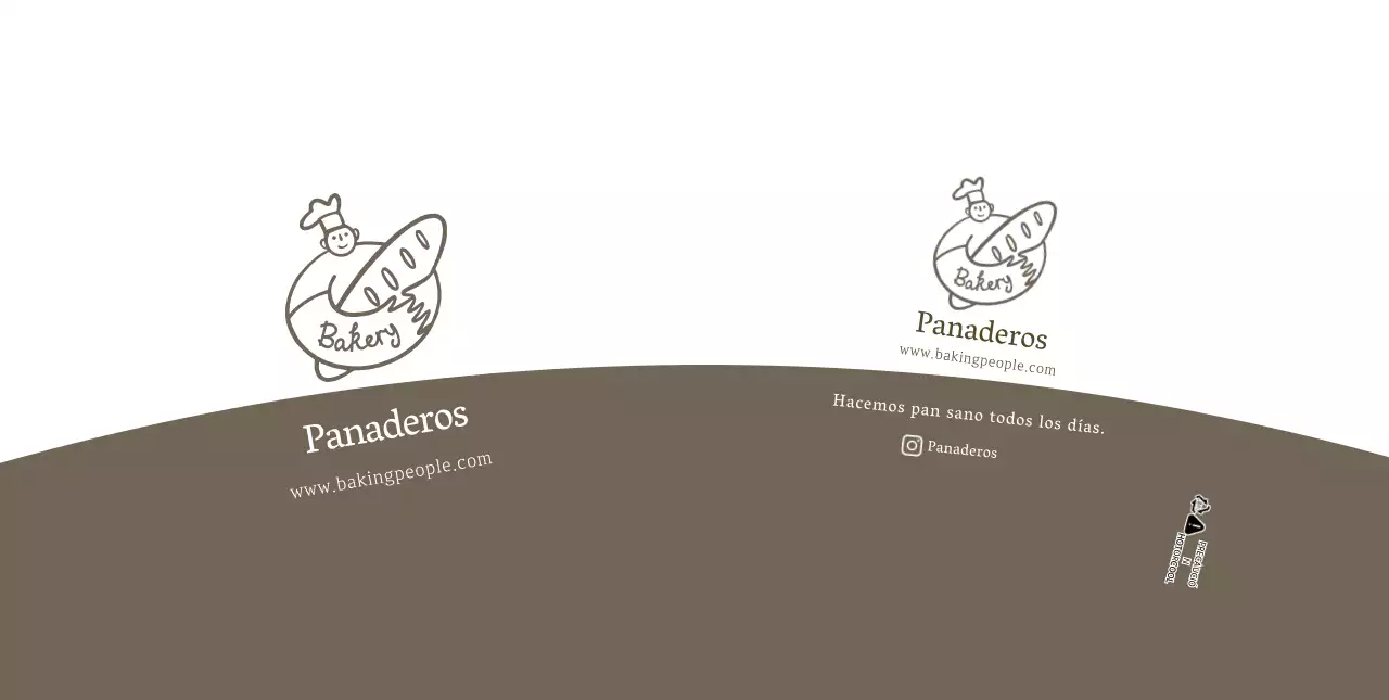 White Brown Illustrated Bakery Café