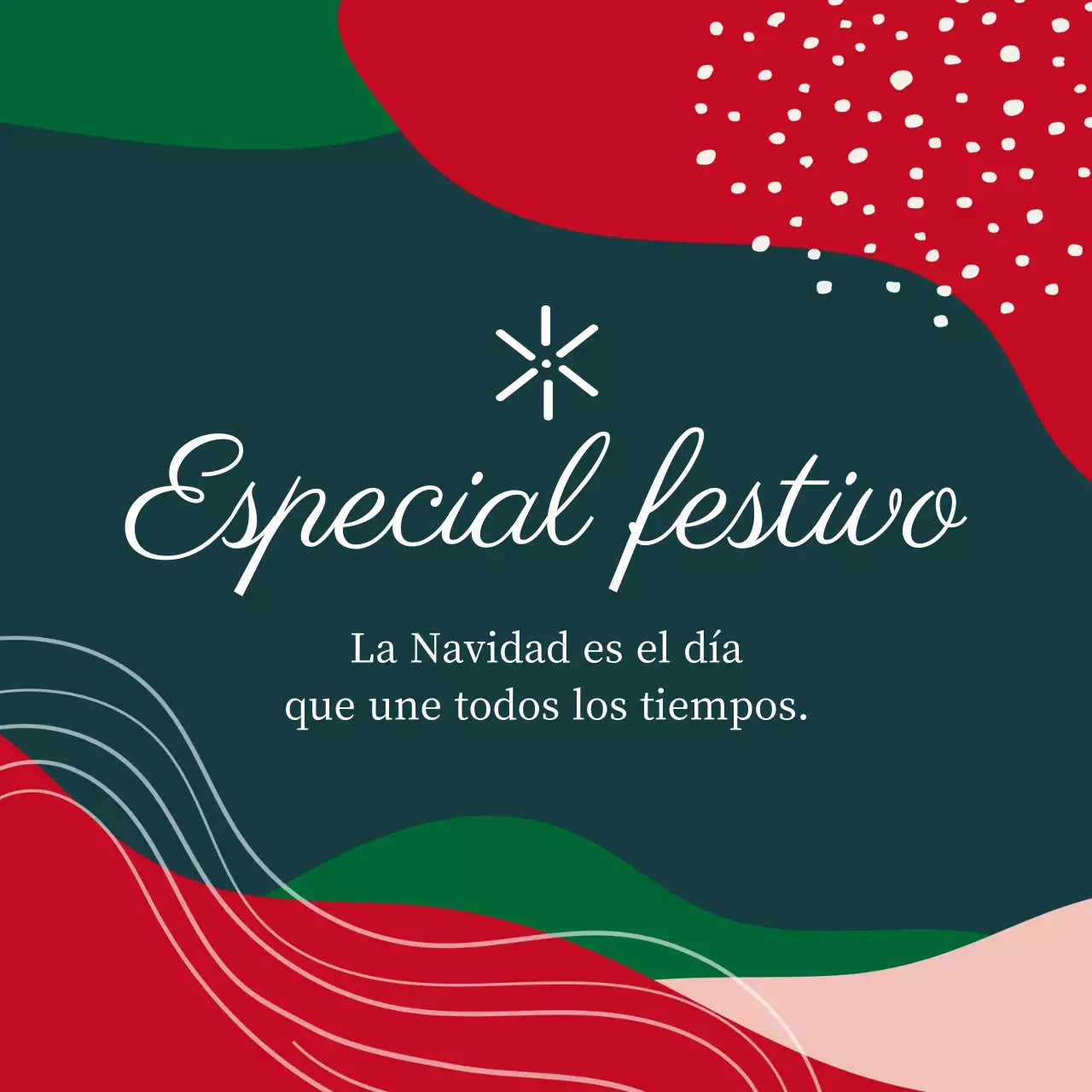 Etiquetas navideñas rojas, verdes y coloridas