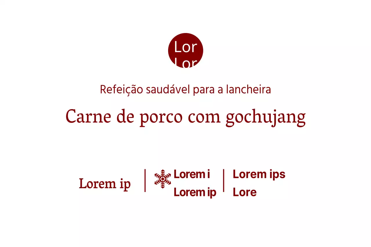 Barriga de porco salteada tal como estava