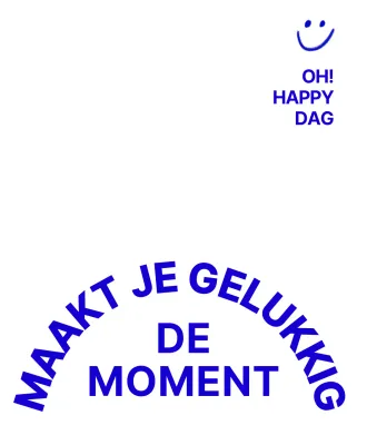 Eenvoudige en leuke eco-tas voor merkartikelen in marineblauw