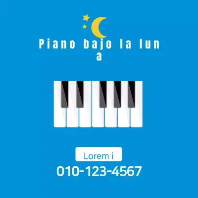 Piano a la luz de la luna