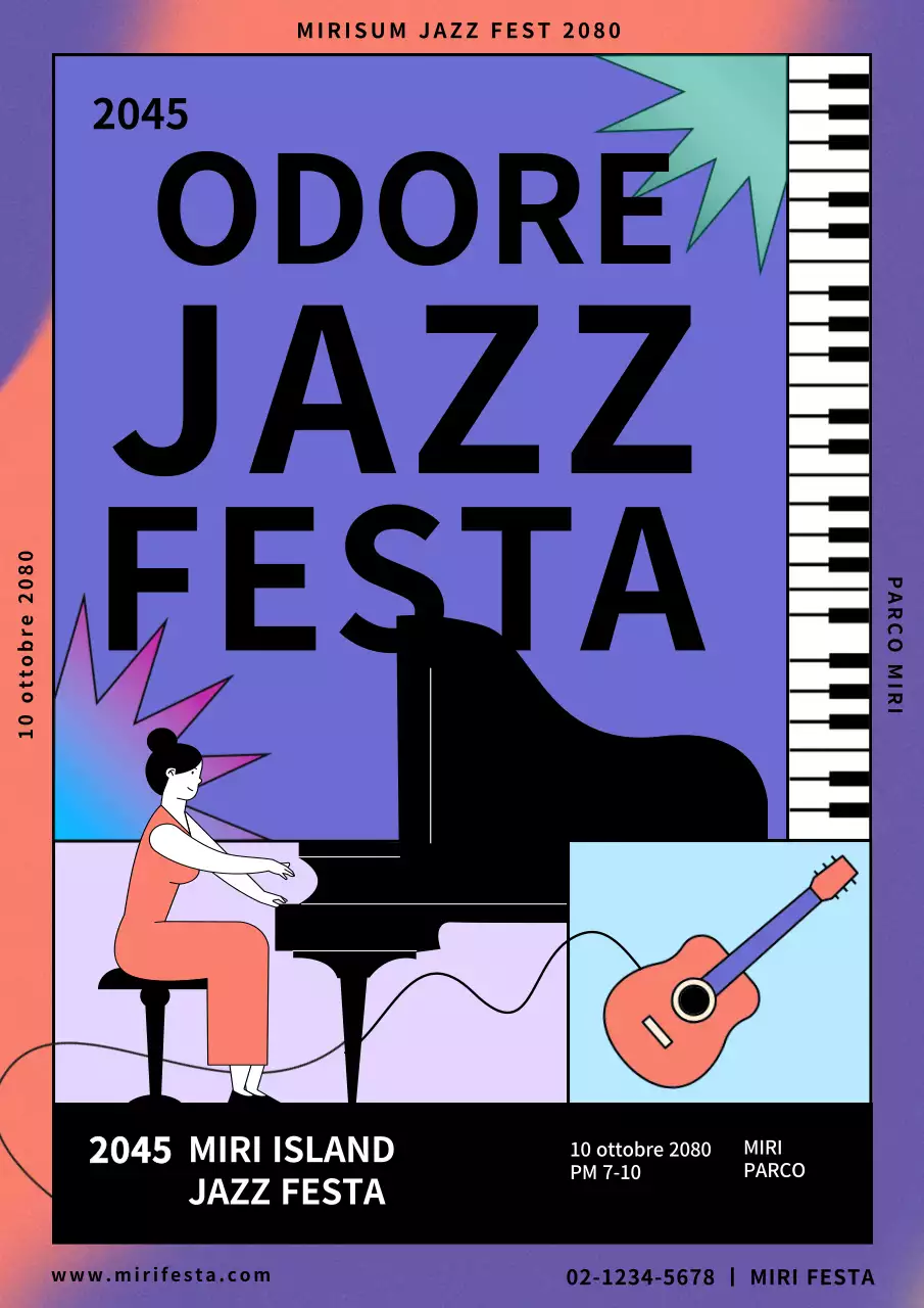 Purple Coral Performance Musica jazz kitsch