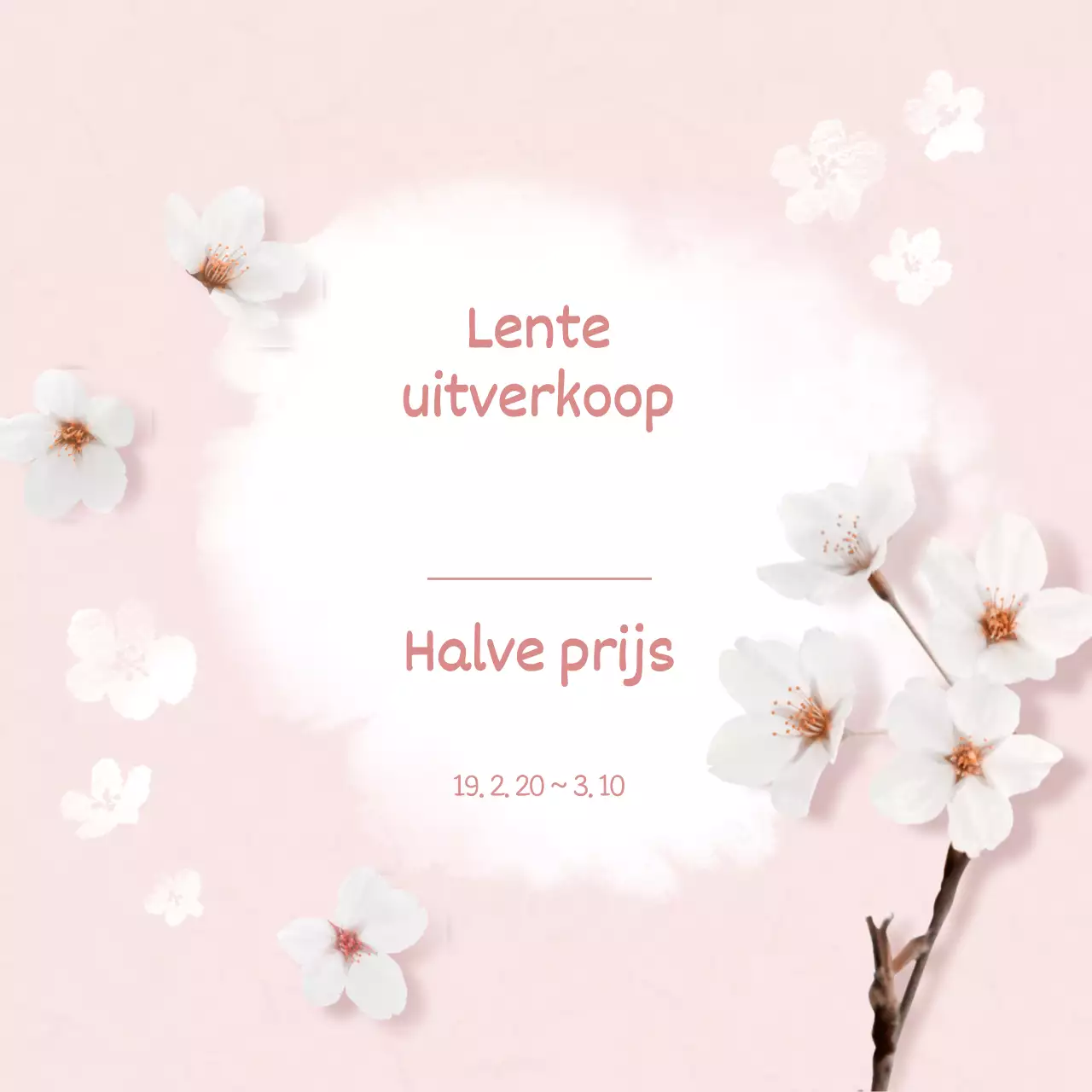 Voorjaarsuitverkoop