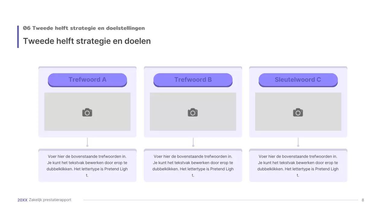 Paarse, driedimensionale UI-concept zakelijke presentatie kit