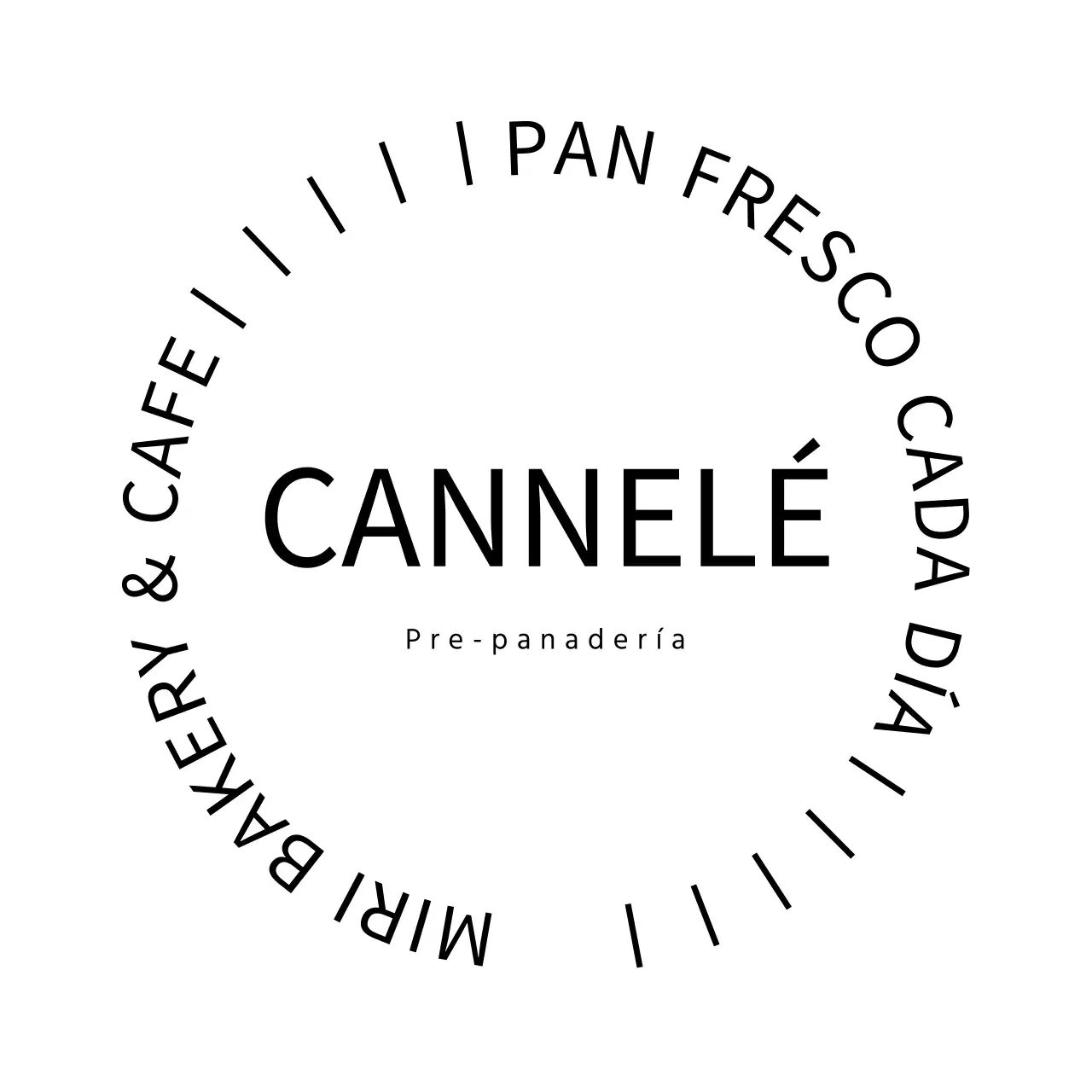 Pegatina blanca de panadería moderna