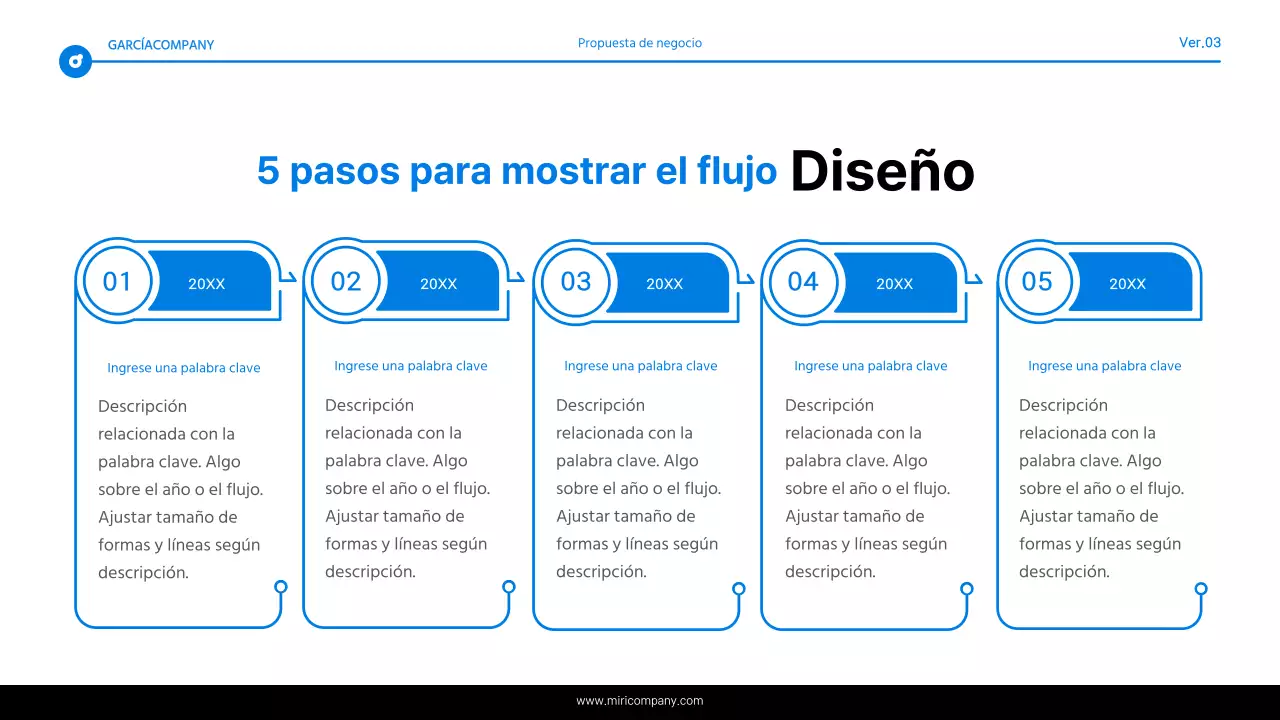 Informe de resaltado de texto simple en azul y blanco