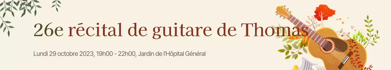 Récital de guitare