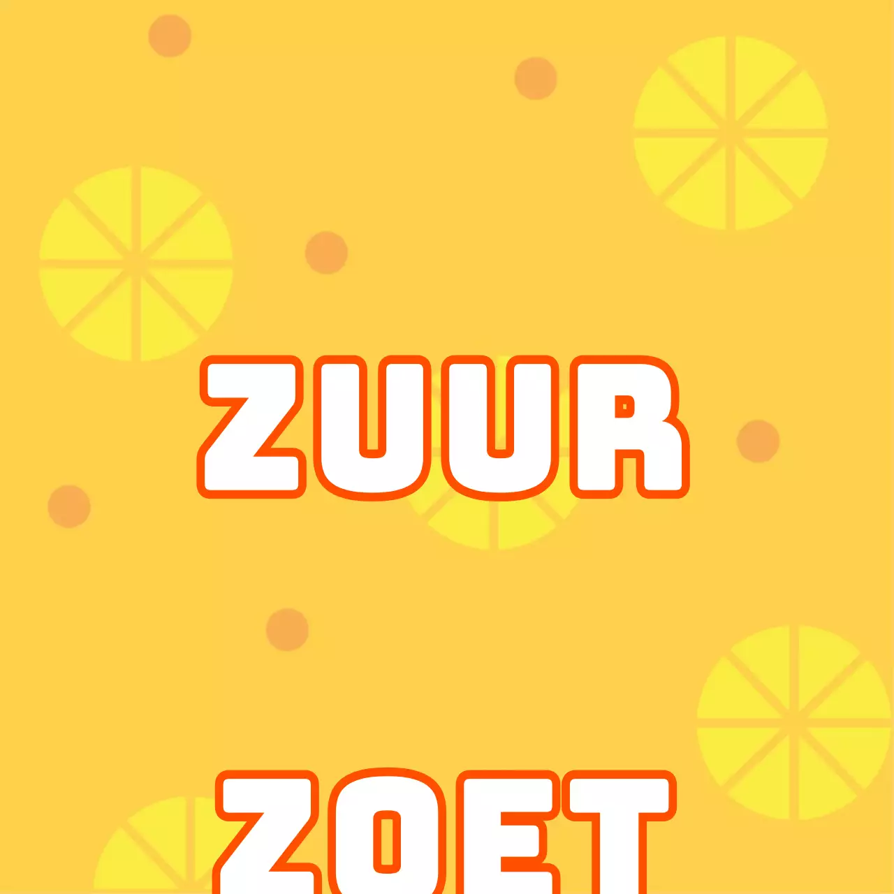 ProductenZoet en zuur