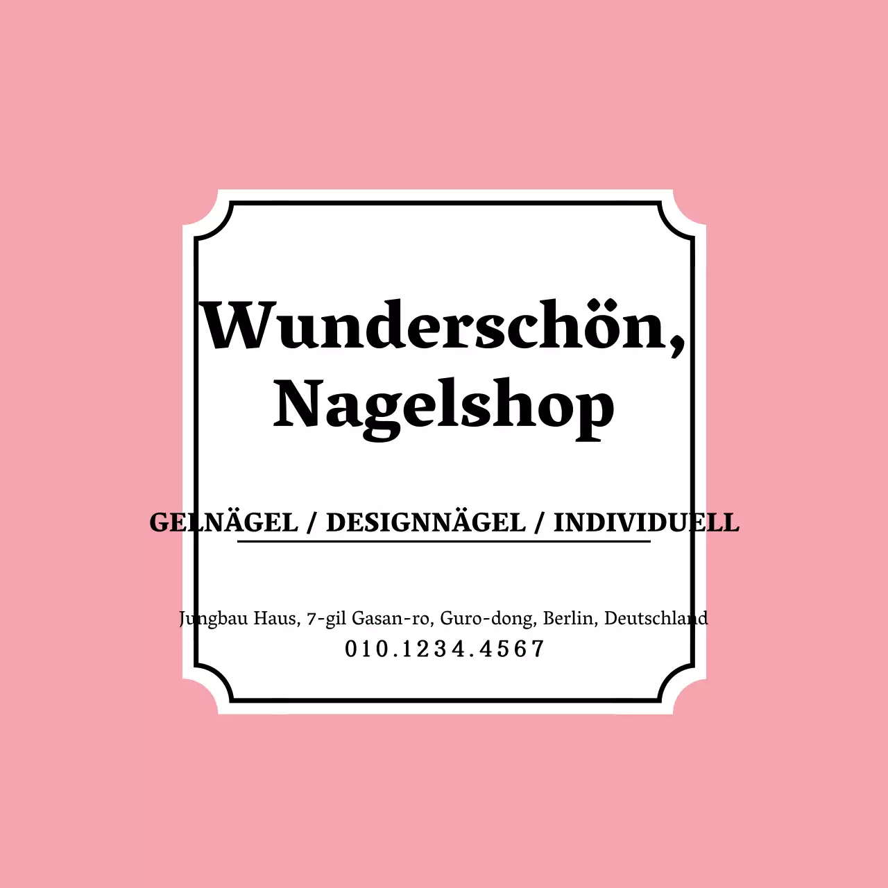 Schönes Nagelstudio