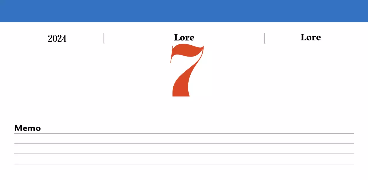 Retro-Konzept Nostalgie-Kalender in rot und blau