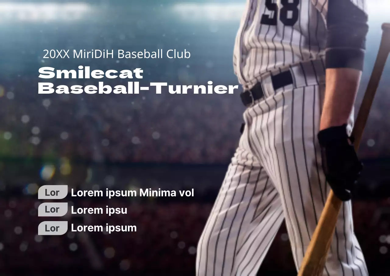 Freundschaftsturniere im Baseball