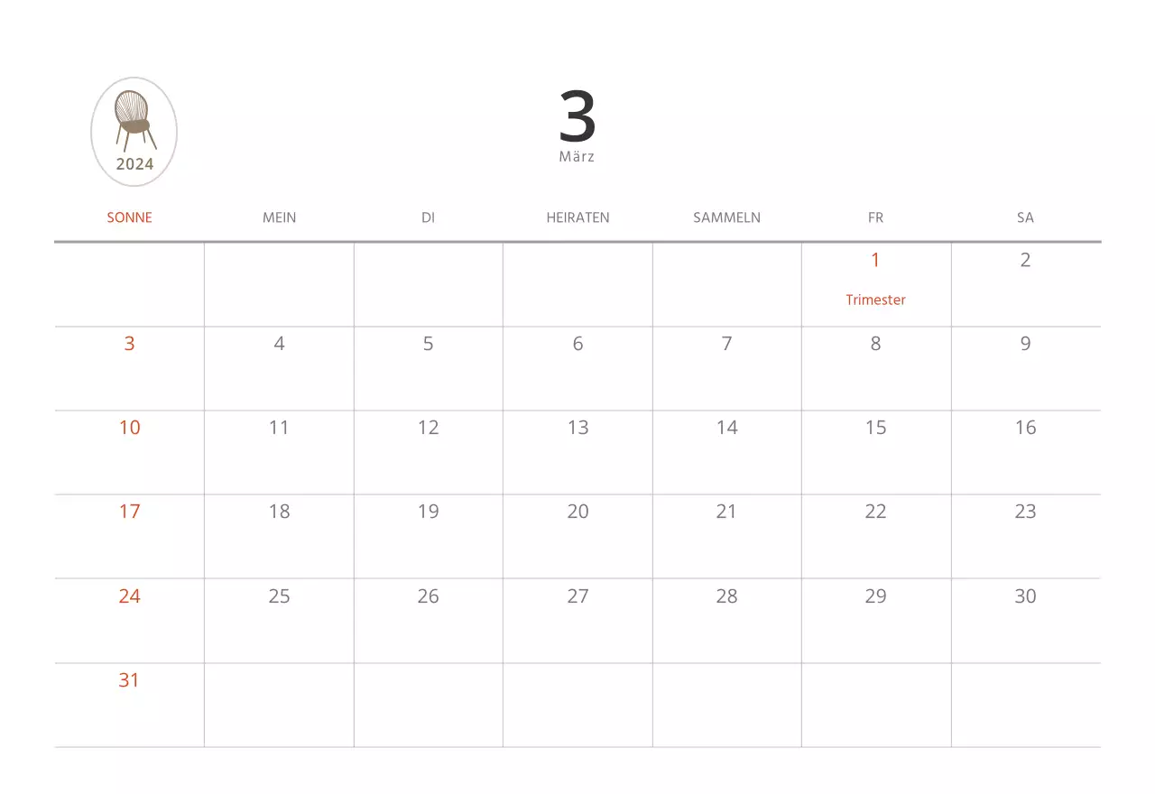 Einfache, natürliche Möbel in Beige und neutralen Farben