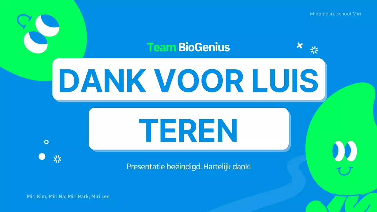 Schattig Karakter Wetenschappelijk Experimentverslag in Blauw en Lime Groen