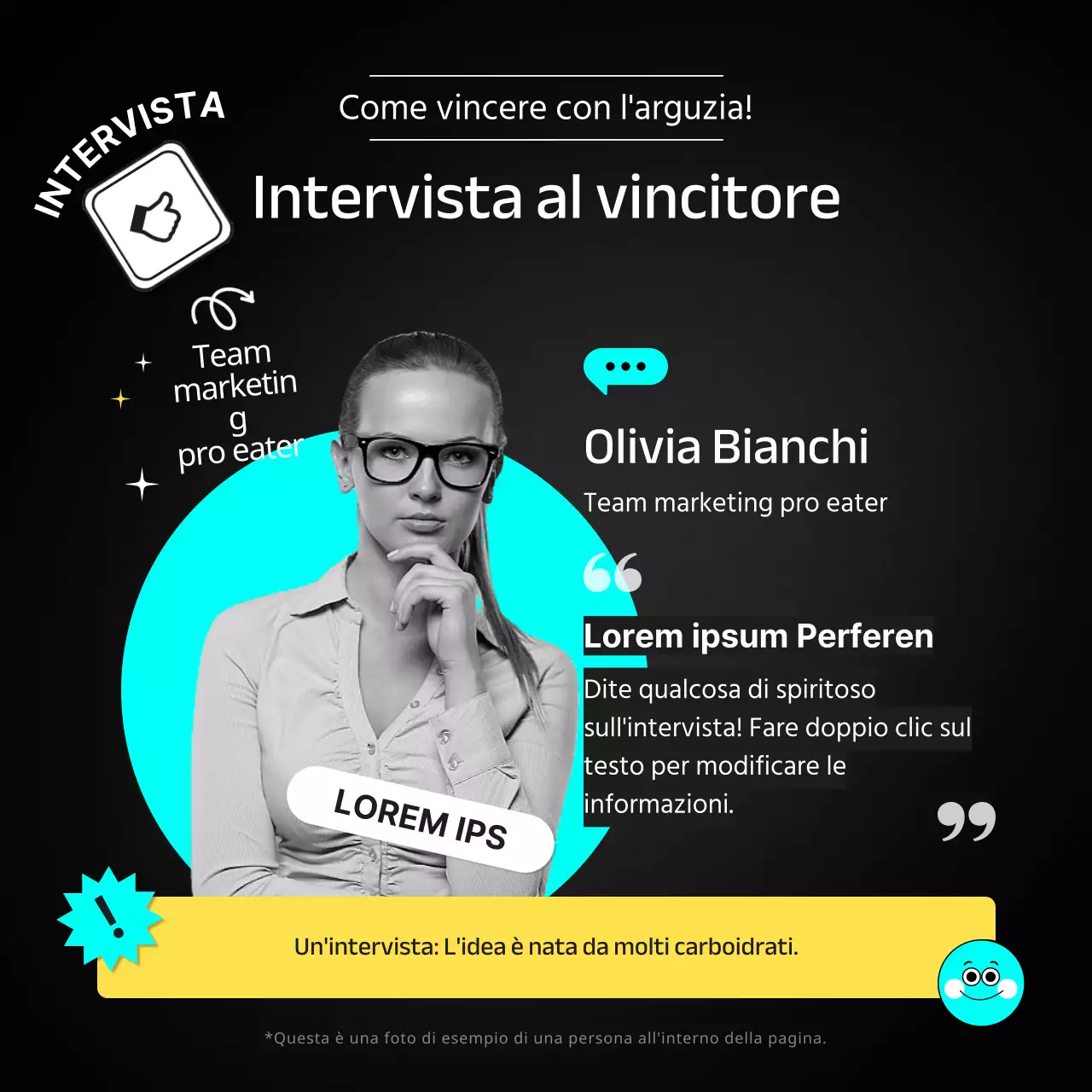 Annunciati i vincitori degli slogan in bianco e nero con puntini azzurri e gialli CardNews