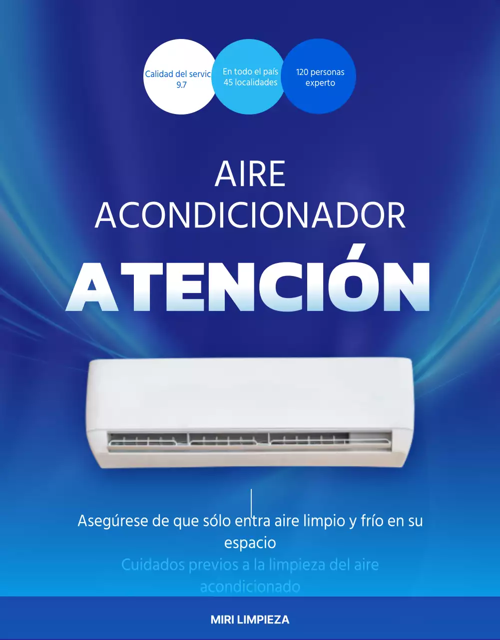 Presentamos el servicio de limpieza de aire acondicionado Blue Cool