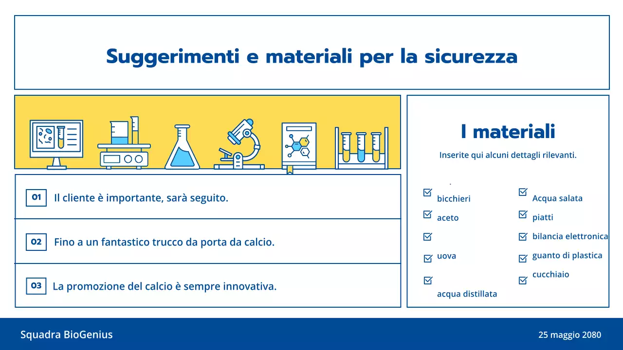 Luce blu e giallo linea illustrazione pulita scienza esperimento educazione classe tema di presentazione