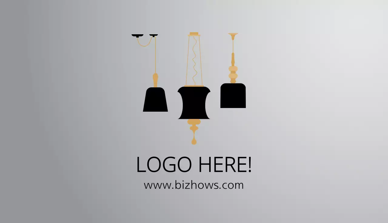 グレー シンプル ビジネス 名刺