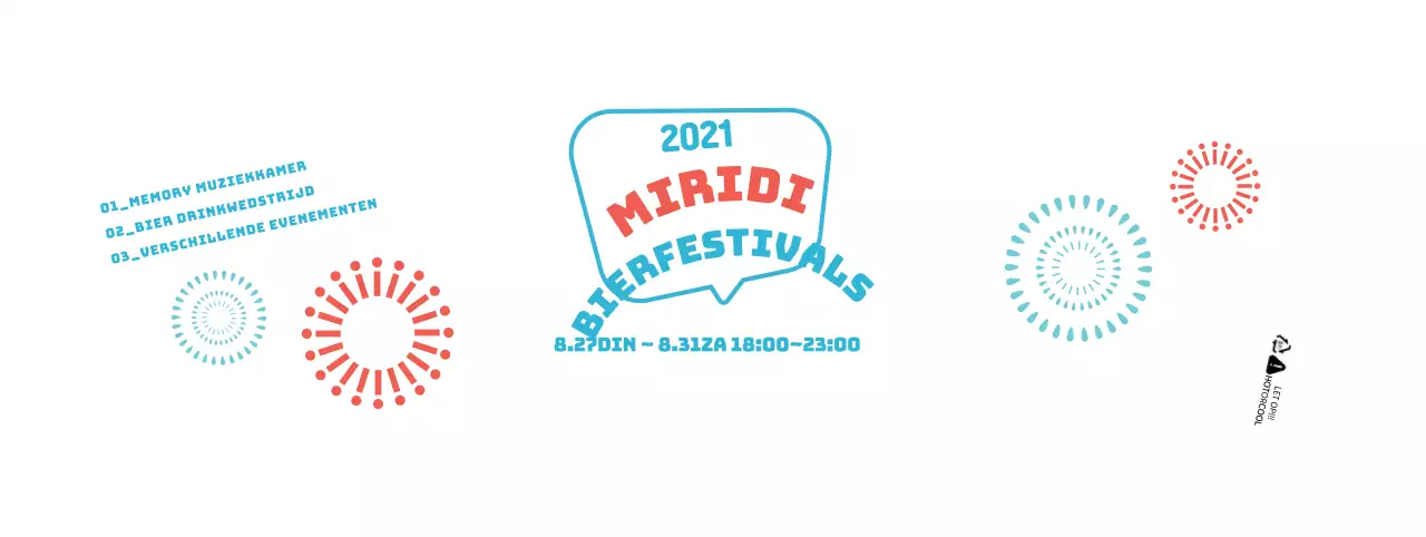 Wit Rood Blauw Vuurkraker Illustratie Bierfestival