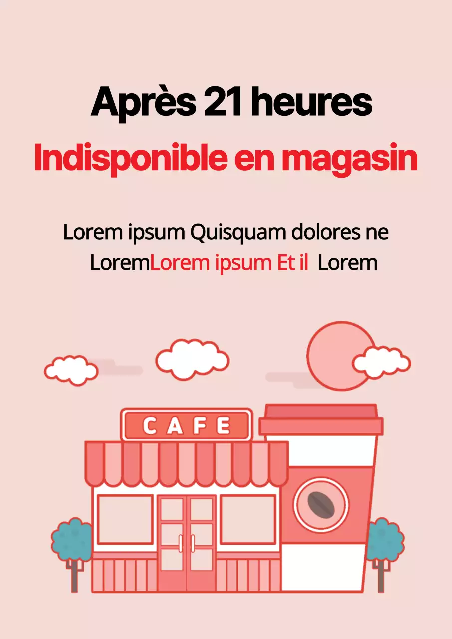 Magasin Corona rouge indisponible
