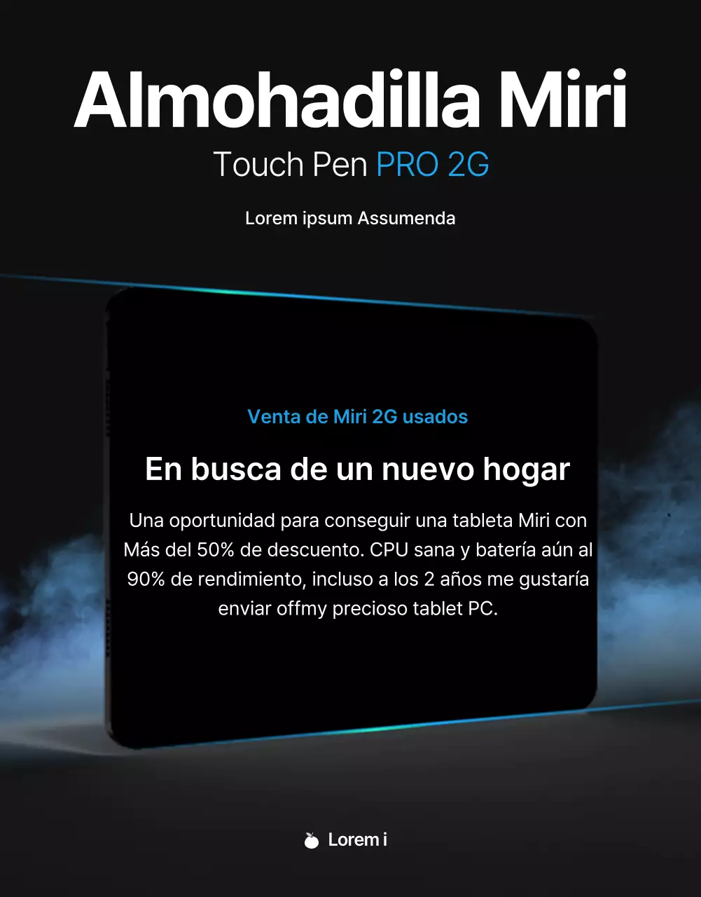 Black Blue Point Página de anuncios clasificados sencilla y con clase (página detallada)