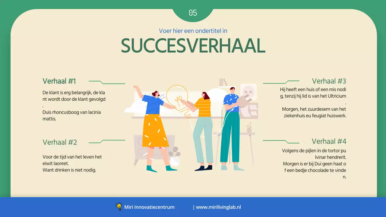 Een eenvoudig groen-blauw bedrijfsvoorstel om homesteading aan te moedigen