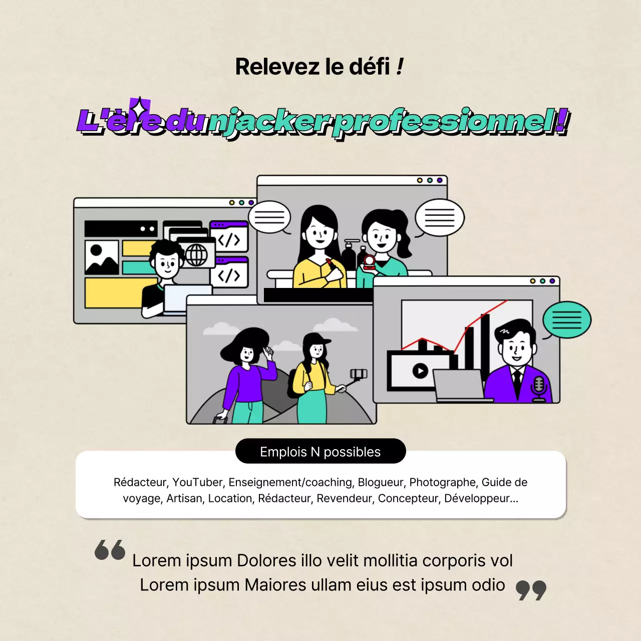 Une introduction aux mignons projets secondaires illustrés et aux "n-jobs" (emplois fictifs)