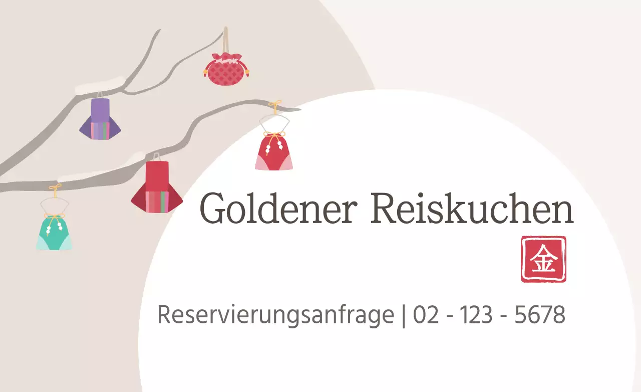 Goldener Reiskuchen