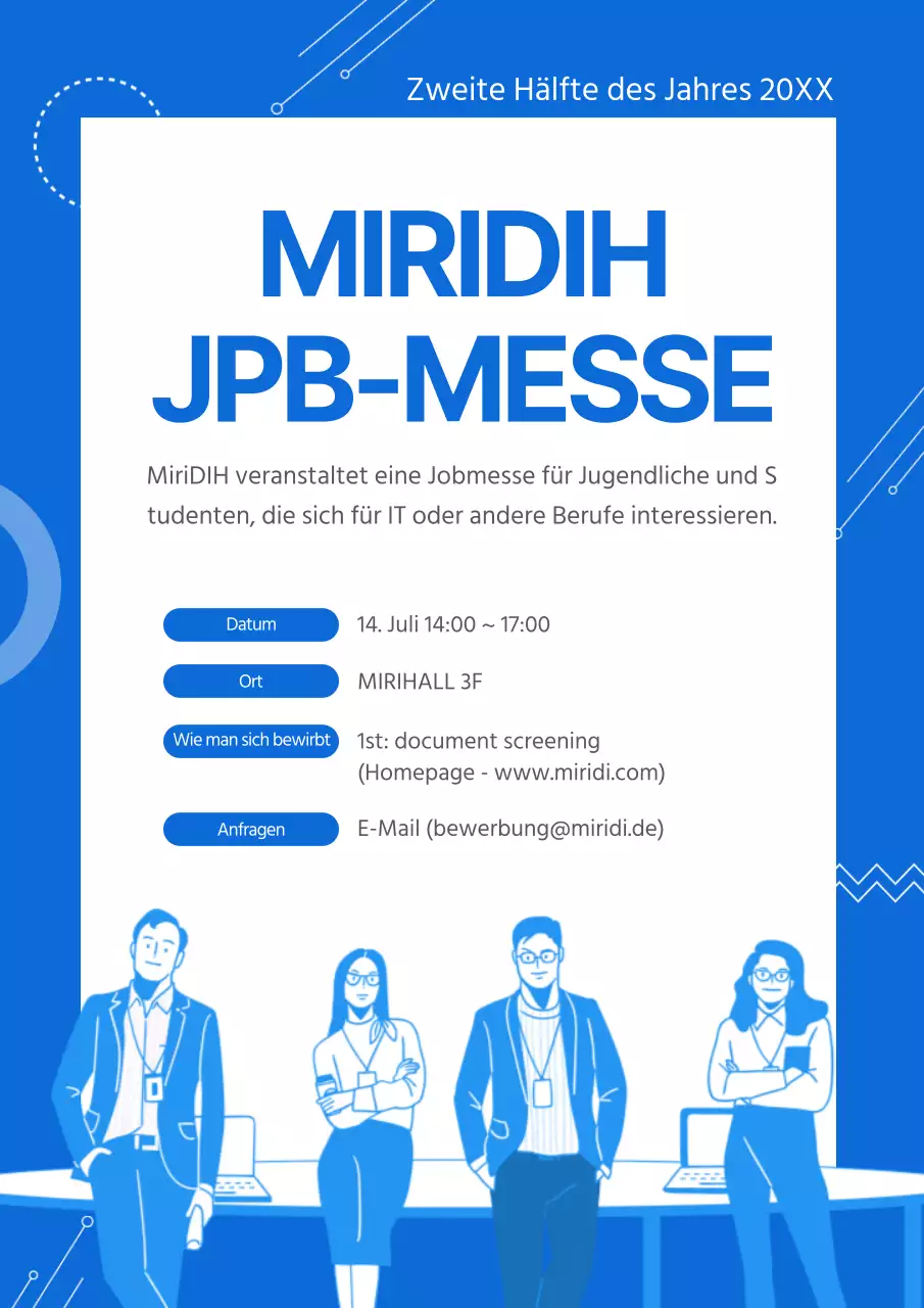Blue Simple Blue Miridigroup wirbt in der zweiten Jahreshälfte um neue Mitarbeiter