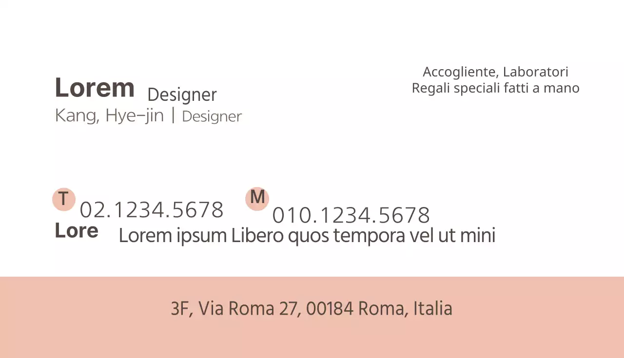 Accogliente, laboratorio