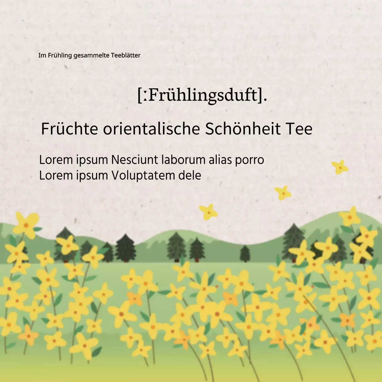 Der Duft des Frühlings