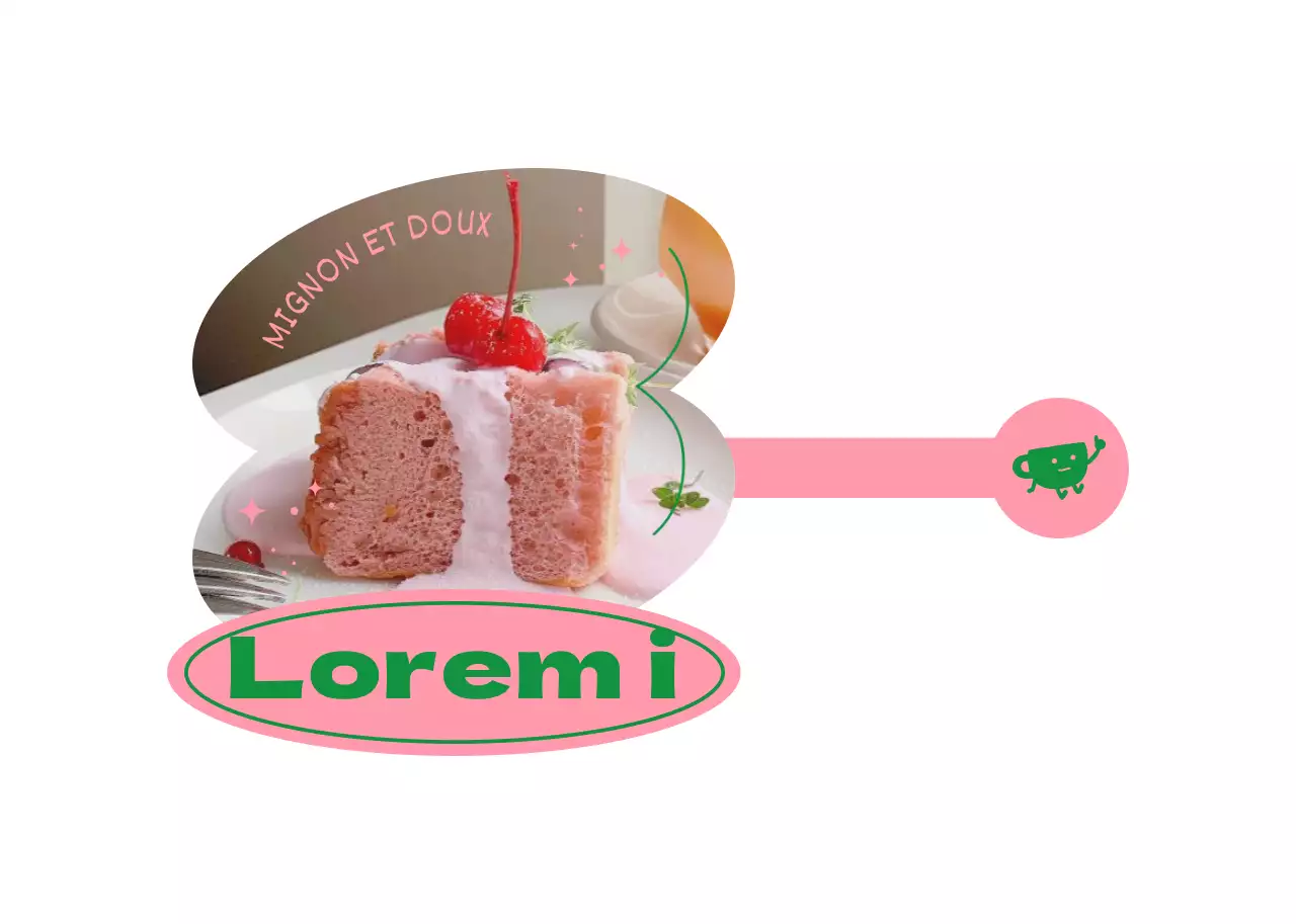 Orienter les menus des desserts avec des concepts mignons et colorés