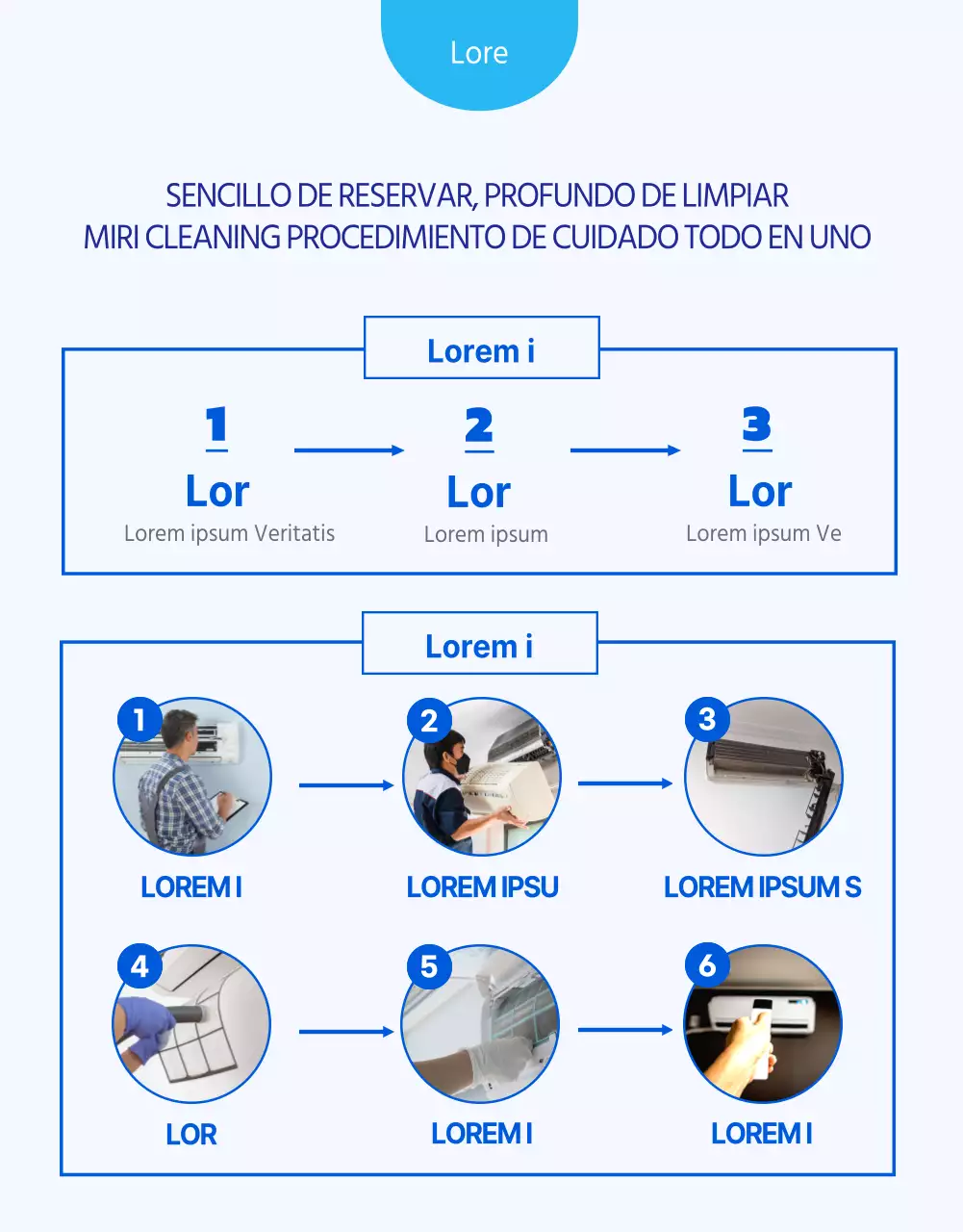 Presentamos el servicio de limpieza de aire acondicionado Blue Cool