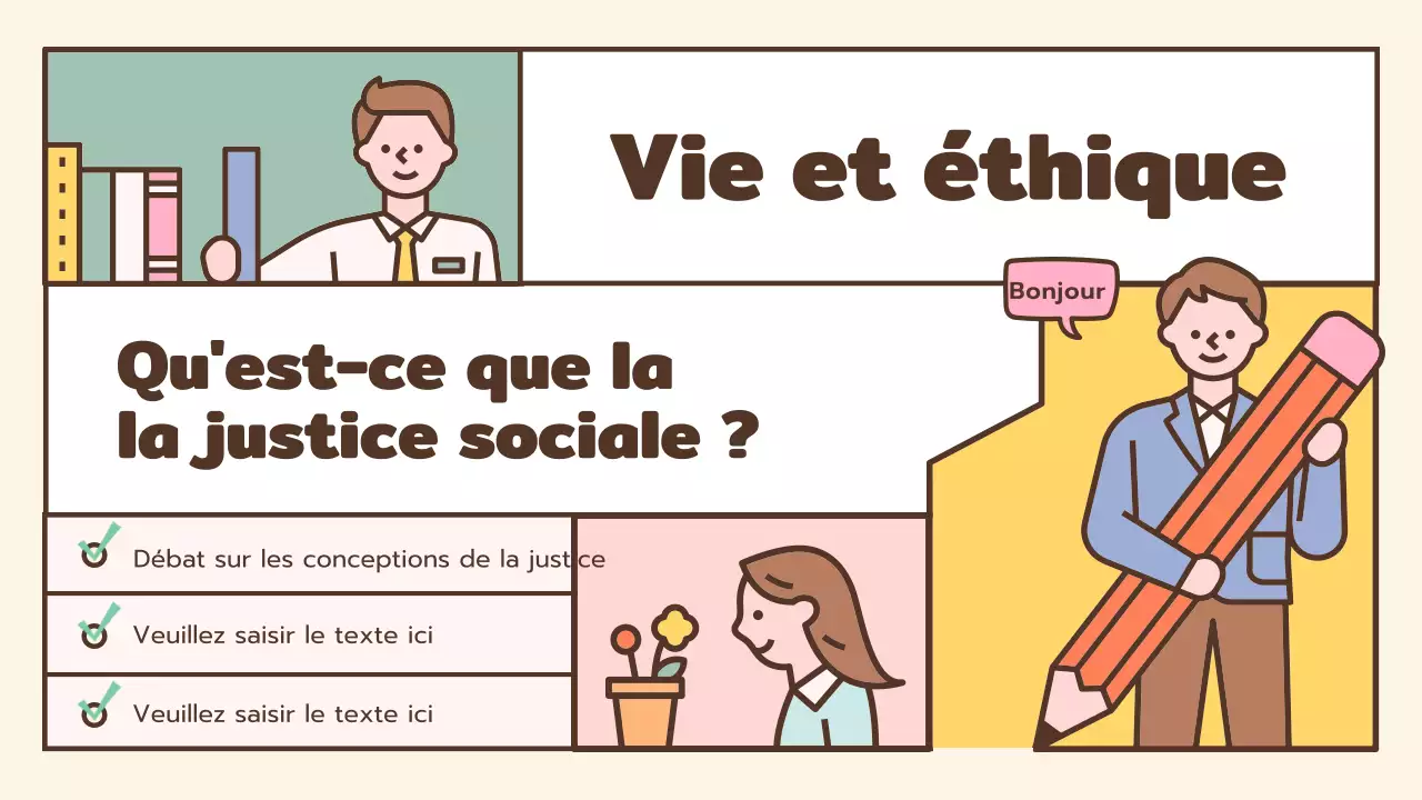 De jolies leçons de vie et d'éthique dans les tons bruns et pastels